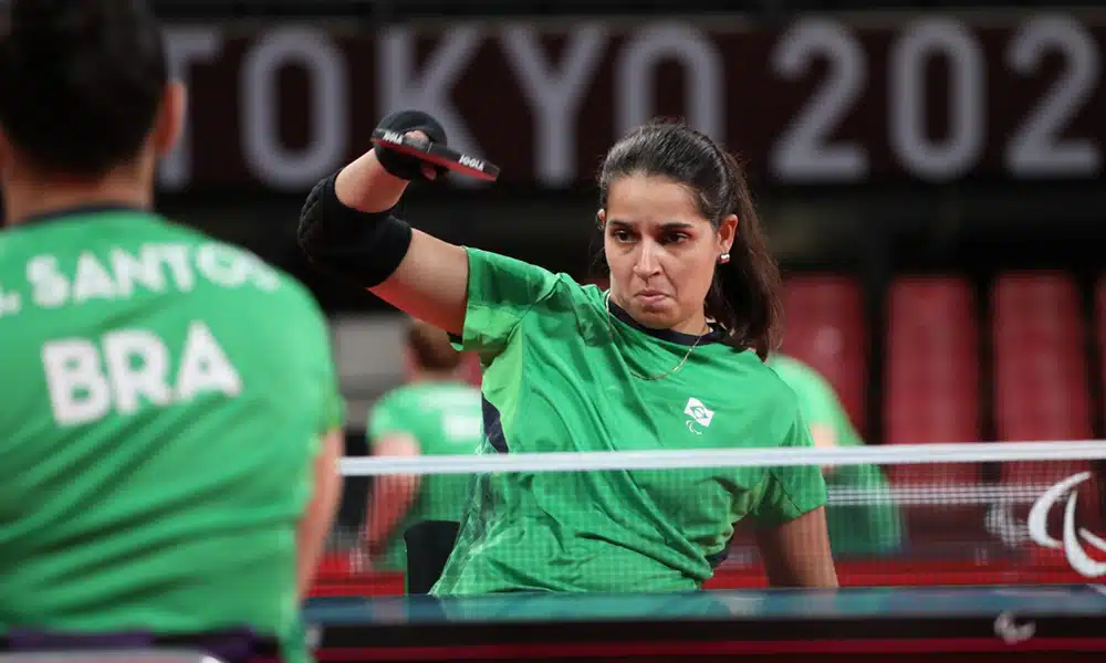 Cátia Oliveira tênis de mesa Jogos Paralímpicos Tóquio-2020