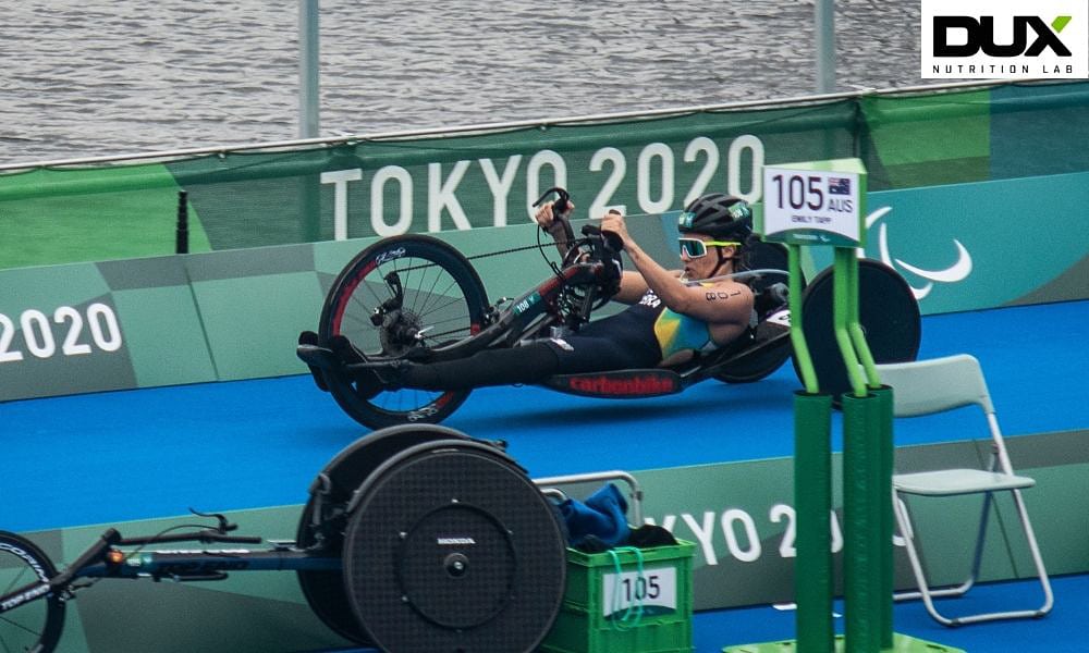 Jessica Messali triatlo paralímpico jogos paralímpicos tóquio 2020 Time Dux Nutrition