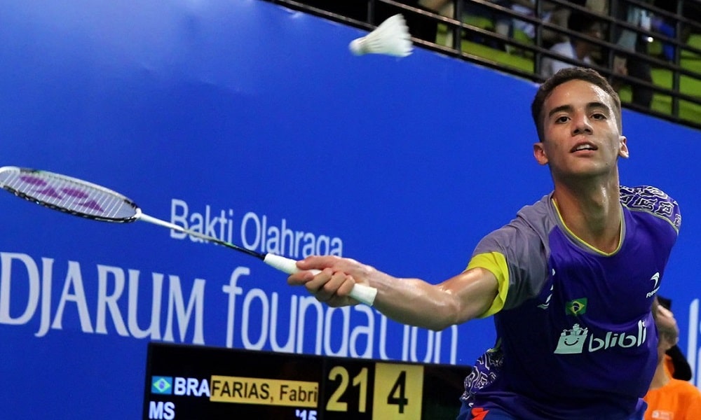 Fabricio Farias badminton Jaqueline Lima Super 500 da Malásia de badminton