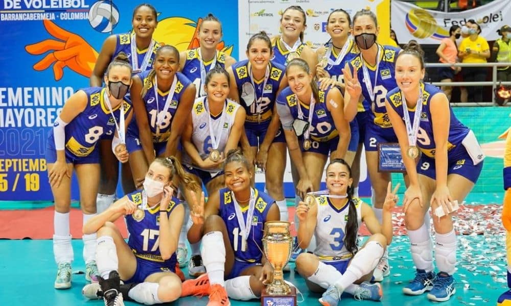 Brasil campeão sul-americano de vôlei feminino Itália