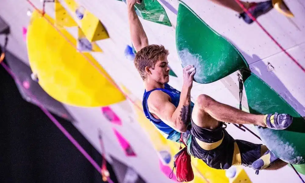 Felipe Ho e Bianca Castro têm melhores resultados do Brasil no Mundial de escalada seleção brasileira de escalada