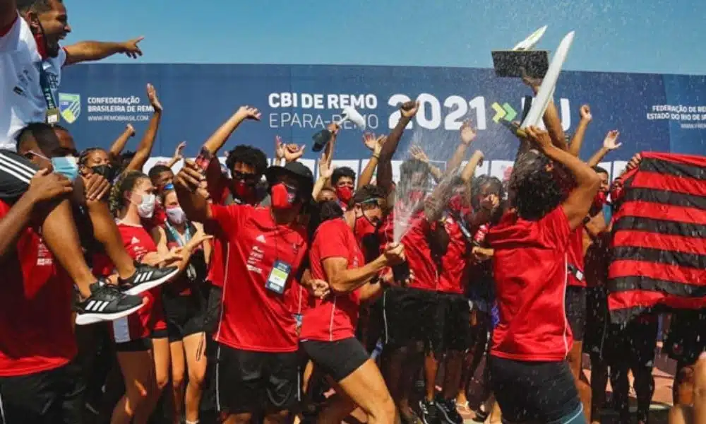 Flamengo campeão do Campeoanto Brasileiro de remo e pararemo