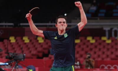 Hugo Calderano ITTF Campeonato Pan-Americano de tênis de mesa