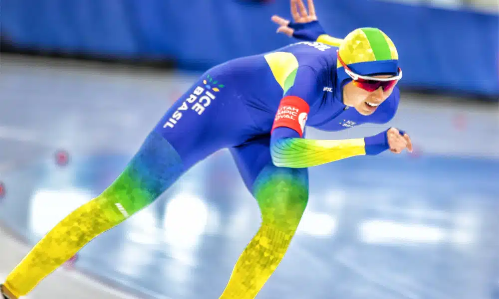 Larissa Paes garante vaga na Copa do Mundo de patinação de velocidade