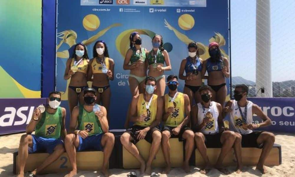 SUb-21 Vôlei de Praia - medalhistas
