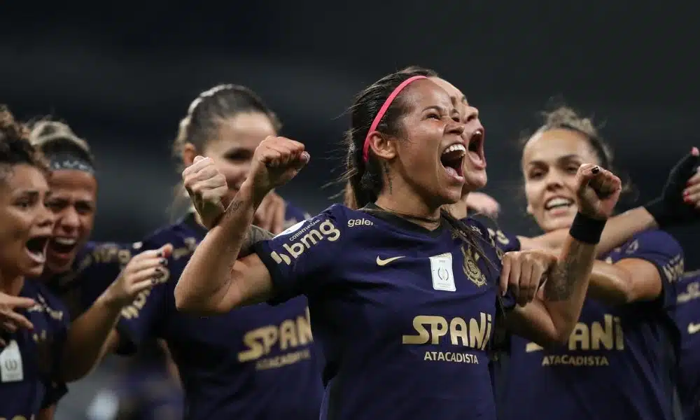 Victória Albuquerque ao vivo corinthians x palmeiras final do campeonato brasileiro de futebol feminino