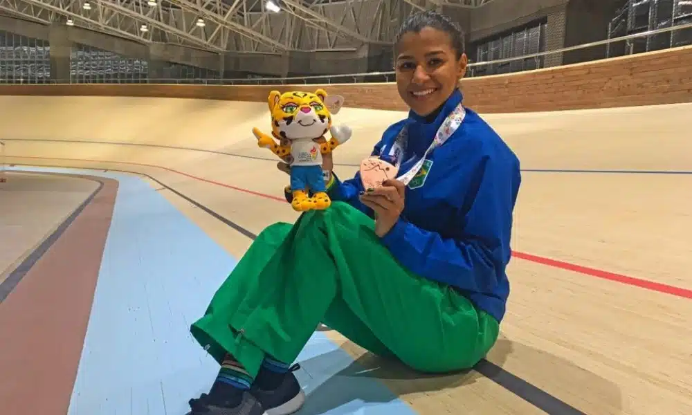 Wellyda dos Santos e Ricardo e Fábio Dalamaria disputam Copa das Nações de ciclismo de pista