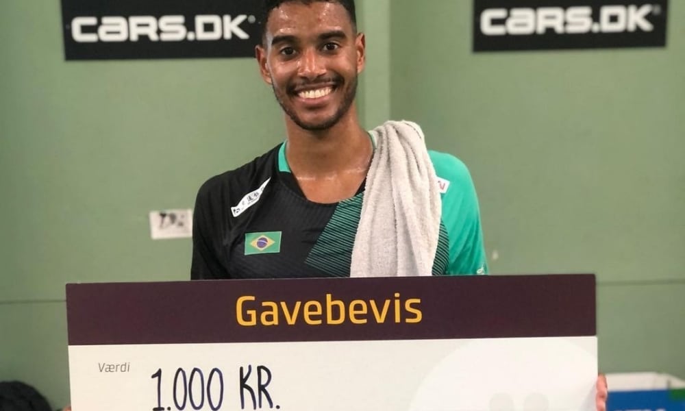 Ygor Coelho é vice-campeão de torneio dinamarquês