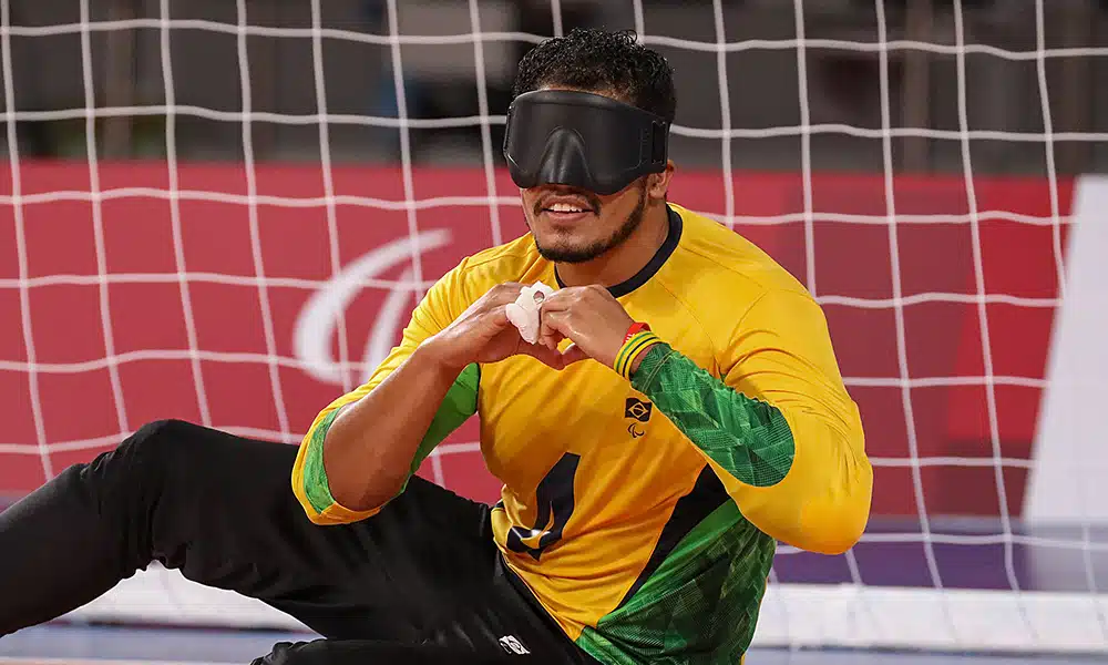 Leomon Moreno goalball masculino ouro Jogos Paralímpicos