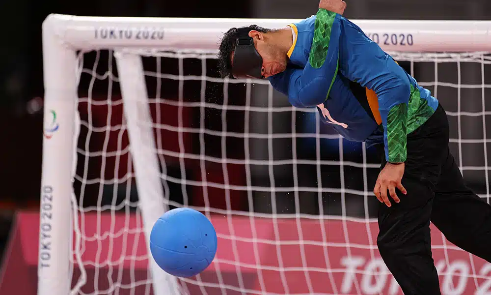 Leomon Moreno Brasil Lituânia goalball masculino Jogos Paralímpicos