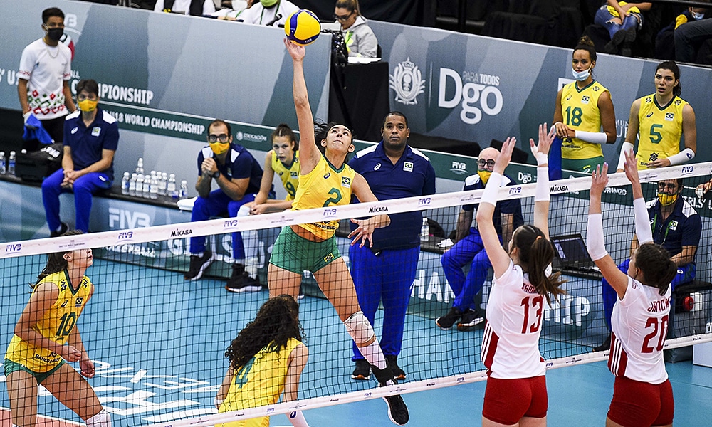 Nicole Oliveira Brasil Polônia Mundial Sub-18 vôlei feminino