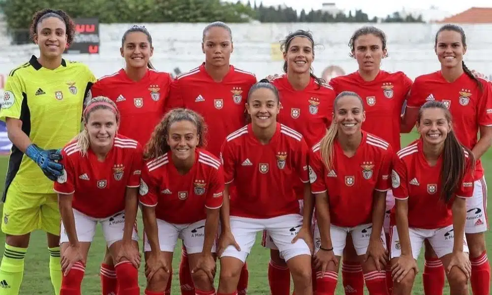 (2) Lelê - Nycole - Benfica - Champions League de futol feminino - Bayern - Ana Vitória