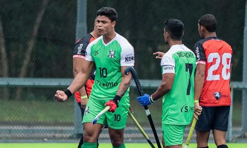 O Rio Hockey venceu tanto no feminino quanto no masculino o primeiro jogo da rodada dupla de Brasileiro de hóquei sobre grama. (Divulgação/brasil_hoquei)