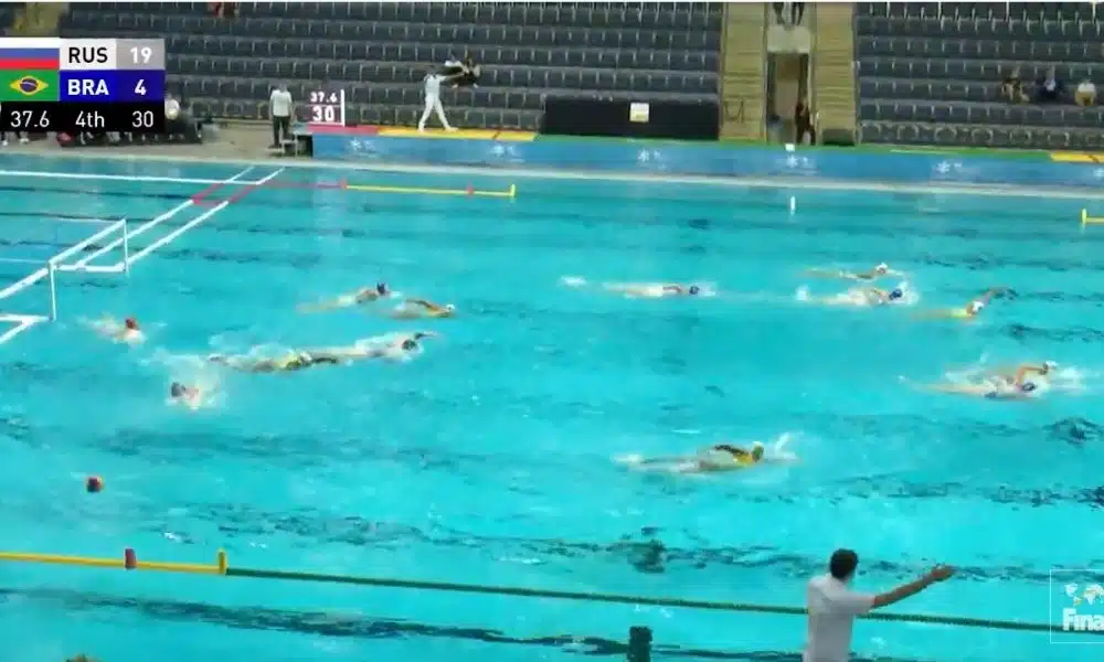 Brasil x Rússia Mundial de polo aquático feminino