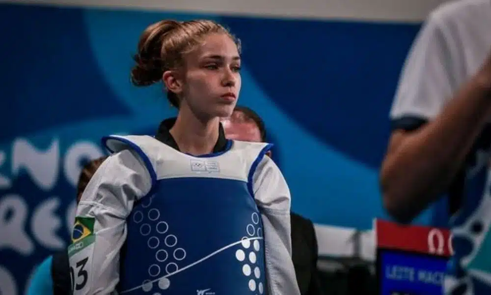 Sandy Macedo é ouro no Aberto de Montenegro de Taekwondo Bósnia pódio Milena Titoneli Paulo Ricardo Melo