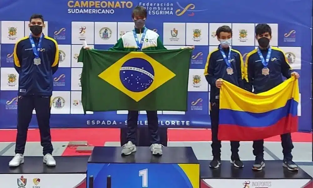 Lorenzo mion campeonato sul-americano juvenil esgrima