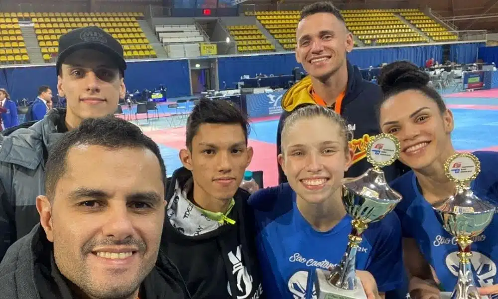sandy macedo caroline santos aberto da holanda de taekwondo