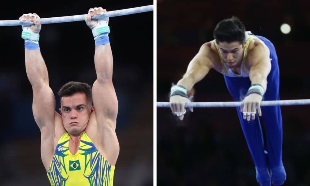 Caio Souza e Arthur Nory vão bem nas classificatórias do Mundial de ginástica artística