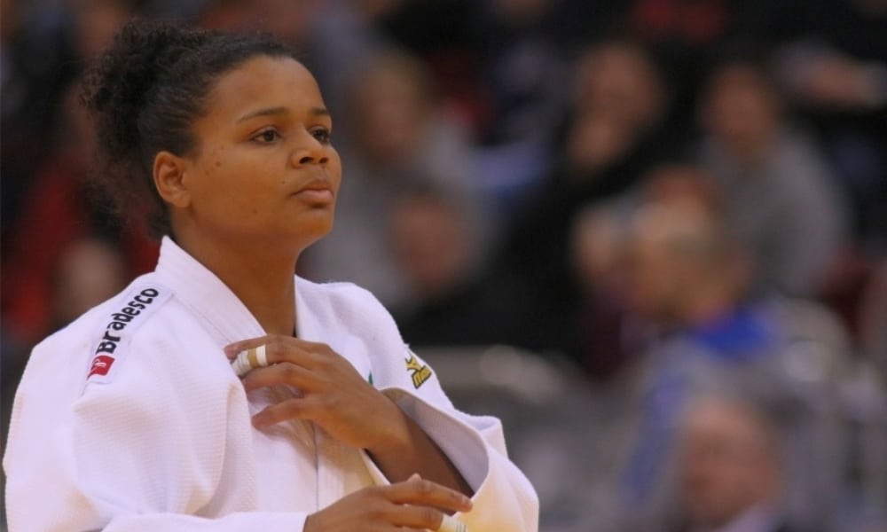 Ellen Santana perde o bronze e fica em 5º no Grand Slam de judô de Paris