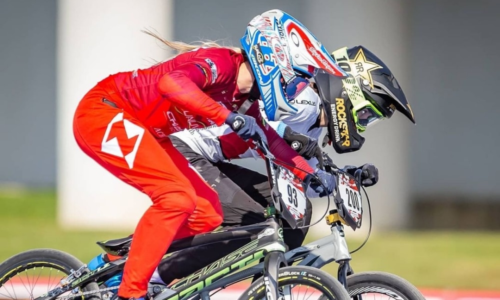 Priscilla Stevaux para na semi e Bruno Cogo cai nas quartas na Copa do Mundo de ciclismo BMX