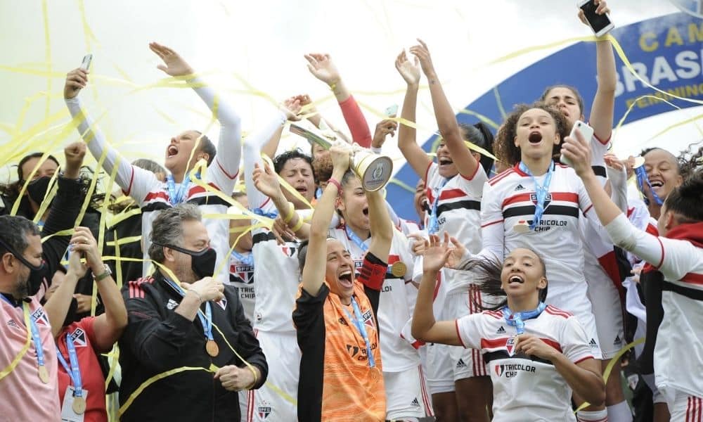São Paulo campeão final contra o Corinthians Brasileiro Sub-18 de futebol feminino