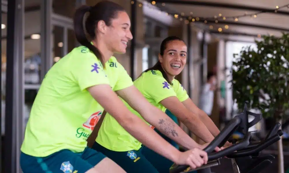 Seleção Feminina Jogadoras fazem treino regenerativo em Sidney