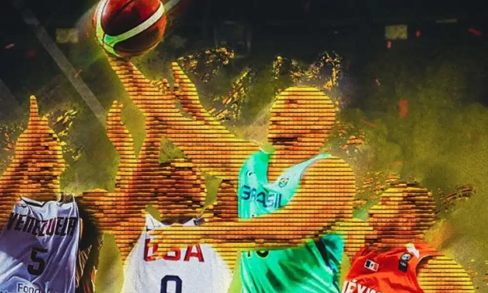 AmeriCup masculina 2022 Brasil basquete masculino sedes cartaz