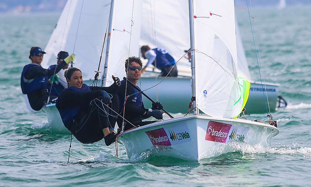 Ana Barbachan Rodrigo Duarte vela 470 mista Copa Brasil de Vela