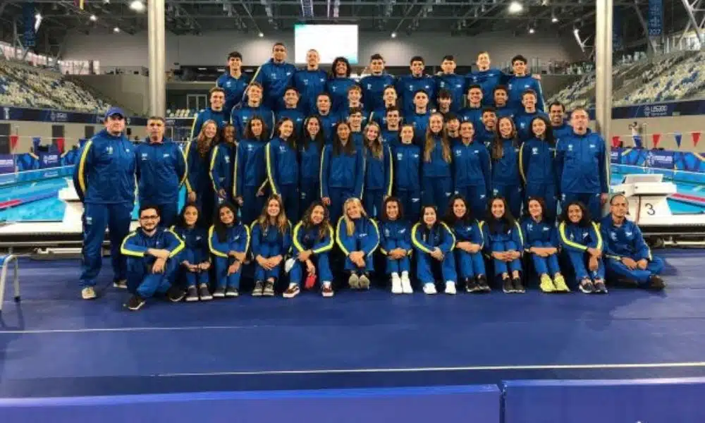 92 medalhas Campeonato Sul-Americano juvenil de esportes aquáticos natação