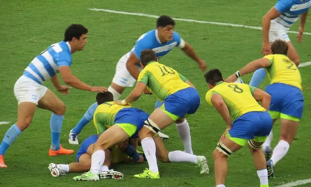 Brasil x Argentina Sul-Americano de rúgbi sevens masculino