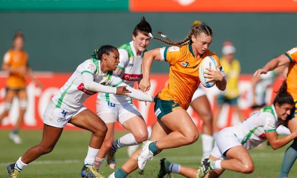 Brasil x Austrália etapa de Dubai da Série Mundial de rúgbi sevens