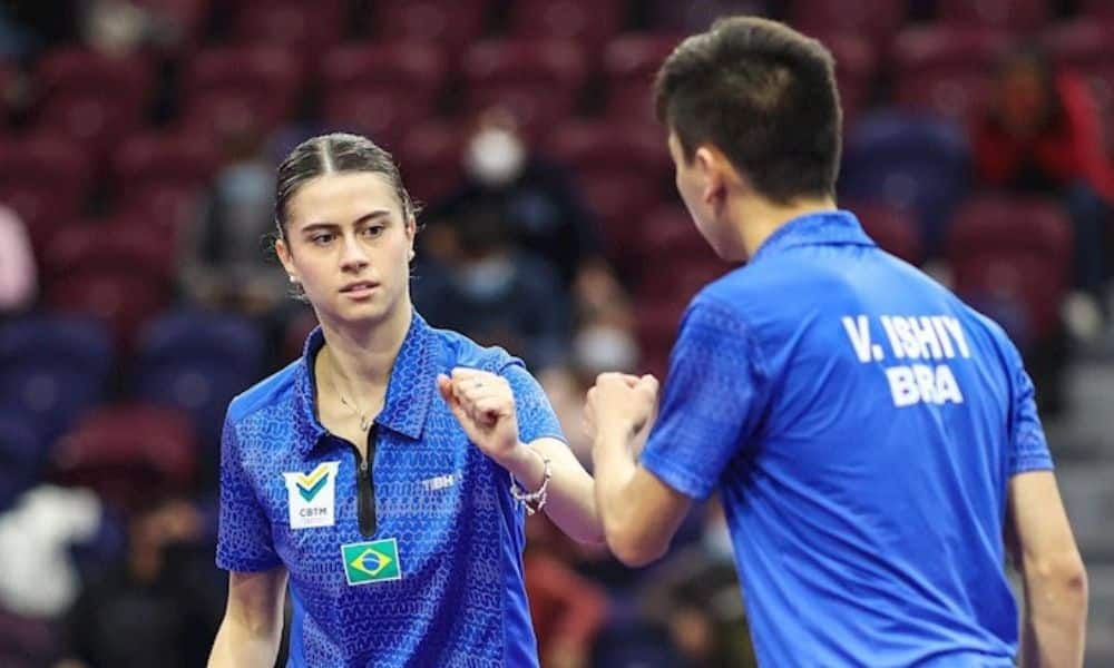 Bruna Takahashi Vitor Ishiy duplas mistas Pan-Americano de Tênis de mesa