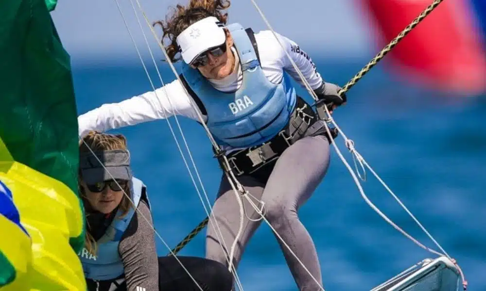 Martine e Kahena mantêm quarta posição no segundo dia do Mundial de 49er FX