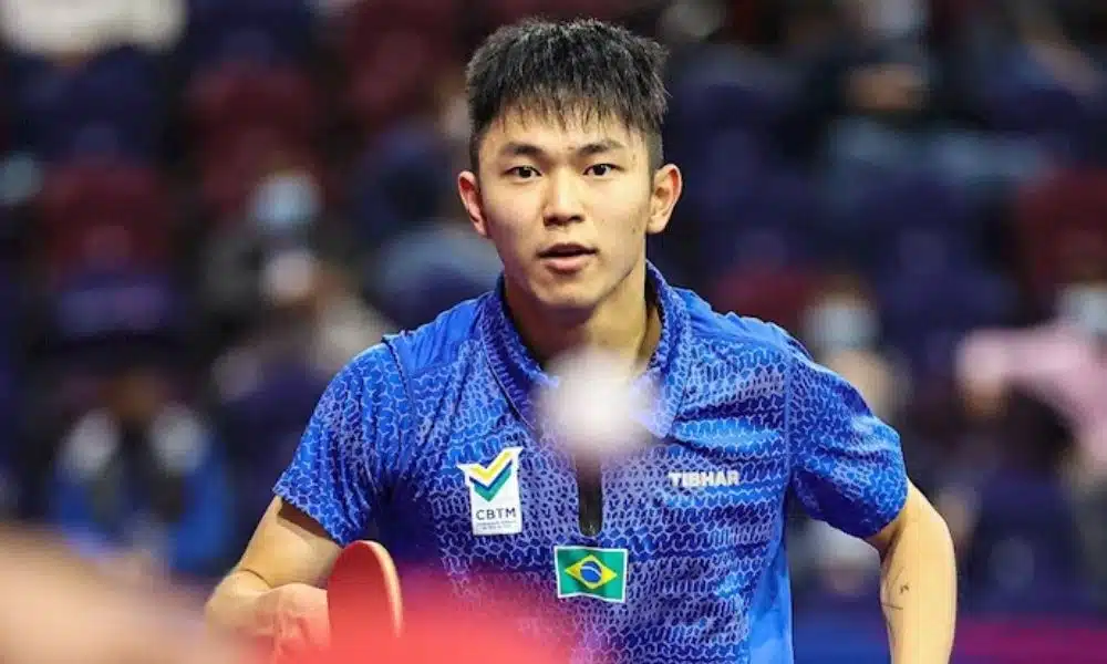 Eric Jouti Pan-Americano tênis de mesa WTT Contender Mascate Grand smash