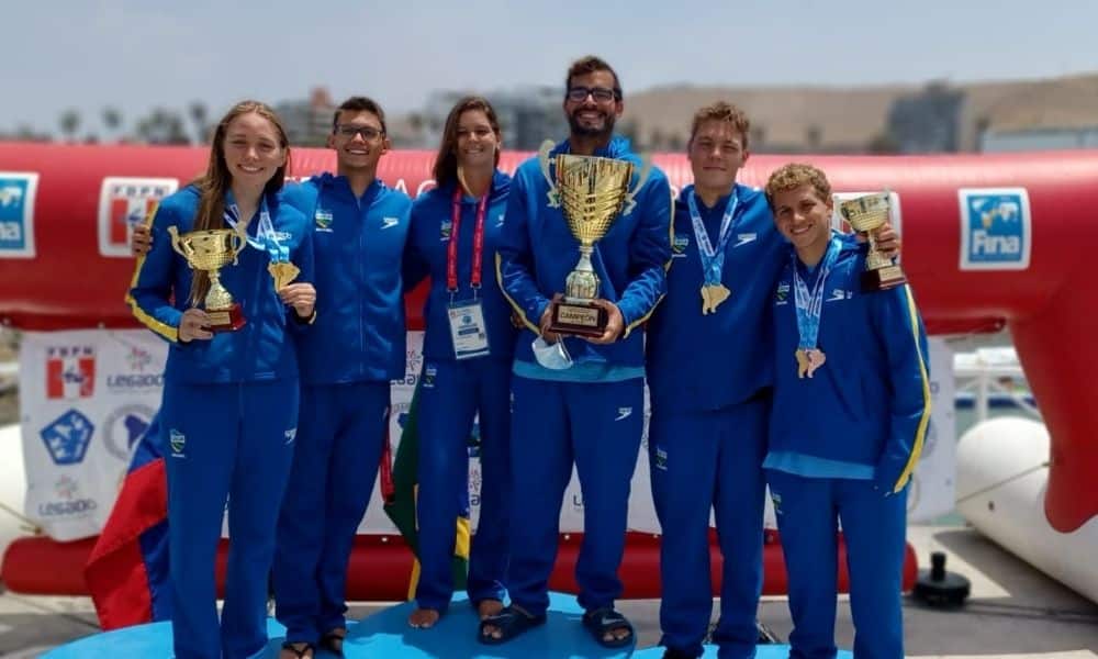 águas abertas brasil sul-americano juvenil de esportes aquáticos
