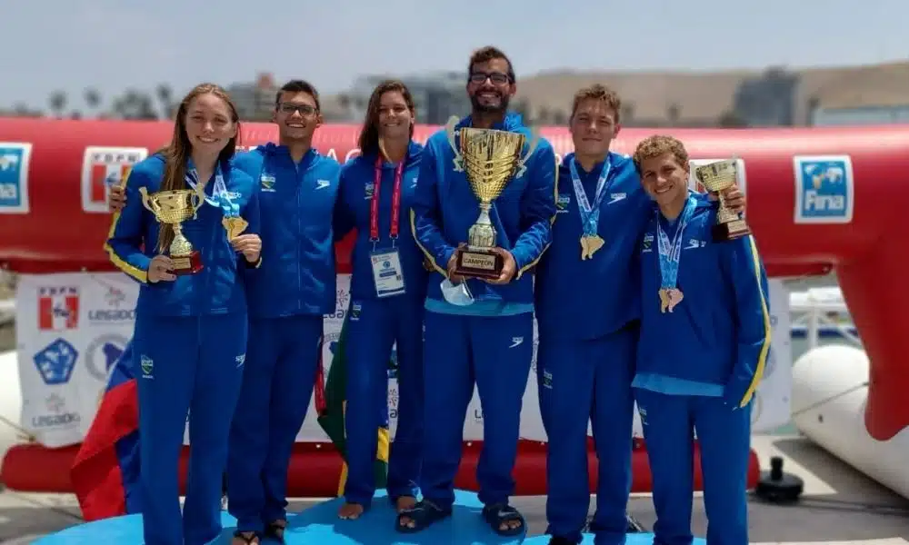águas abertas brasil sul-americano juvenil de esportes aquáticos