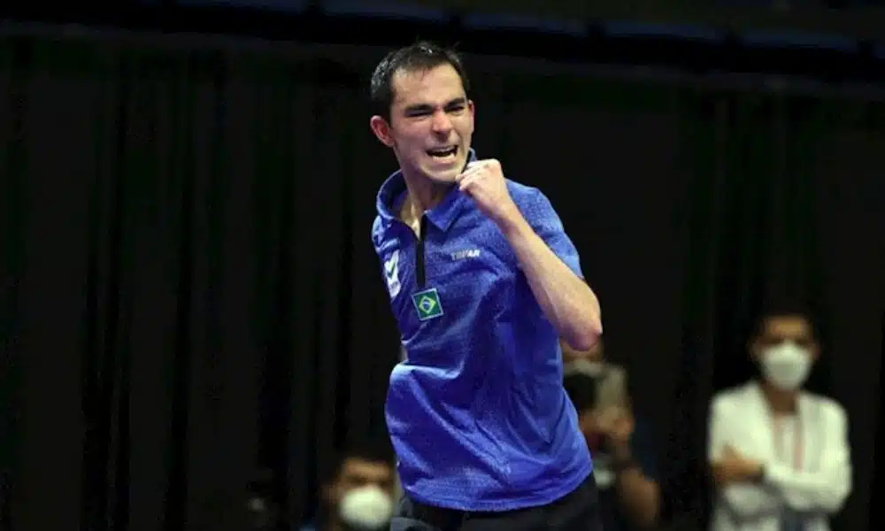 Hugo Calderano Mundial de tênis de mesa WTT Cup Finals