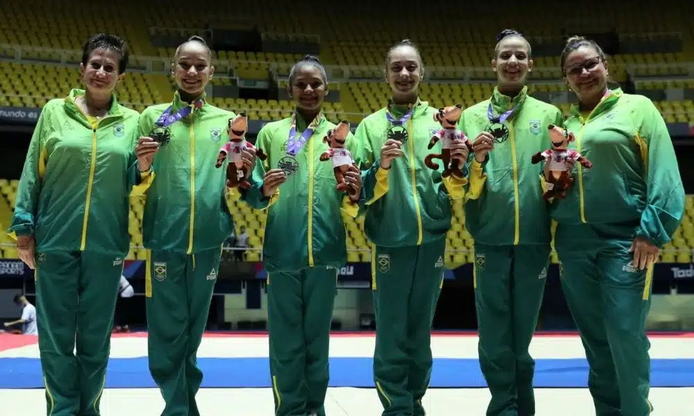Brasil prata Ginástica Artística Jogos de Cáli
