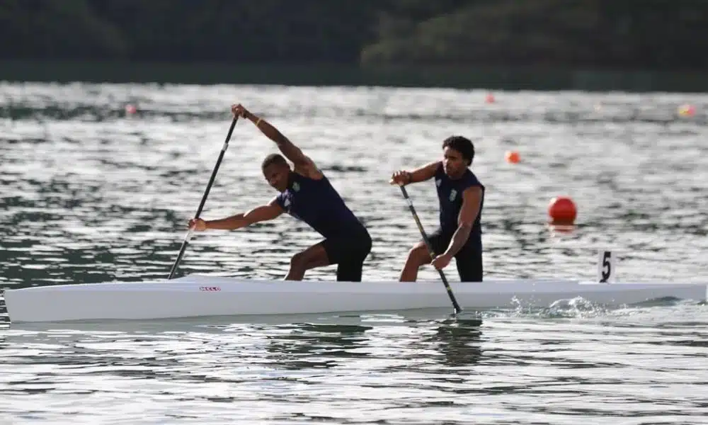 Diego Nascimento e Evandilson Neto são ouro no C2 1000 m