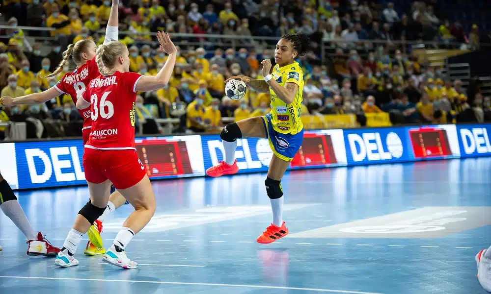 Champions league de handebol Bruna de Paula brasileiras