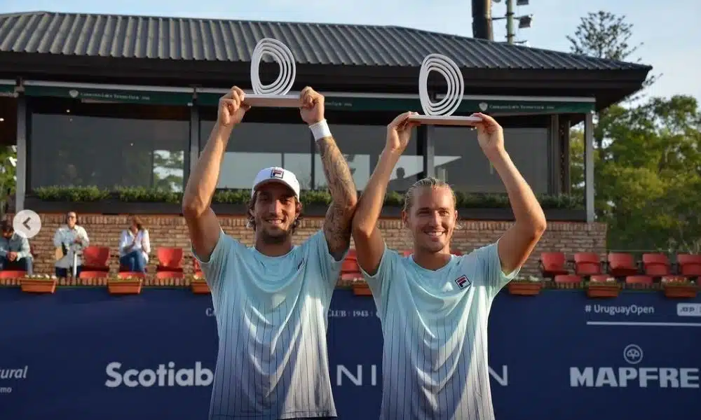Felipe Meligeni e Rafael Matos - Challenger de Montevidéu - campeões