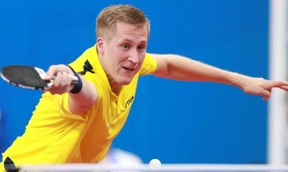O sueco Mattias Falck em ação
