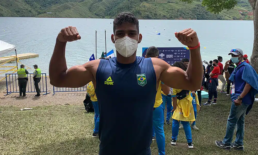 Filipe Vinícius bronze canoagem velocidade Jogos Pan-Americanos Júnior Cáli Pan Júnior