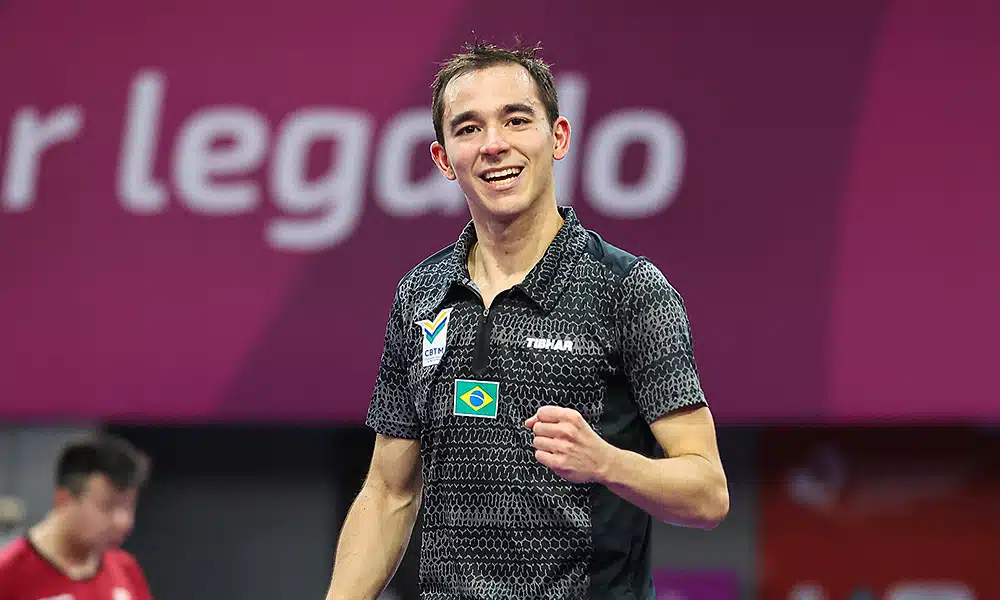 Hugo Calderano Campeonato Pan-Americano de tênis de mesa campeão quarto lugar ranking mundial