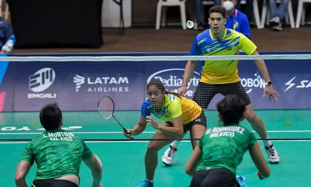 jaqueline lima jonathan matias badminton jogos pan-americanos júnior Cáli 2022