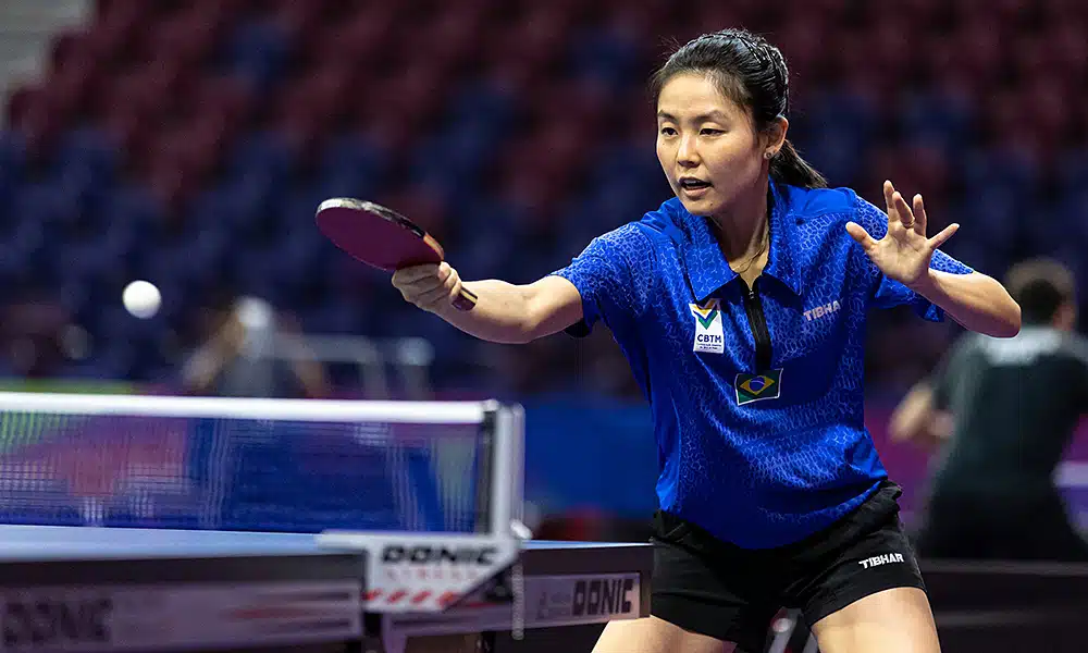 Jessica Yamada Pan-Americano tênis de mesa equipe feminina Brasil Lima Peru