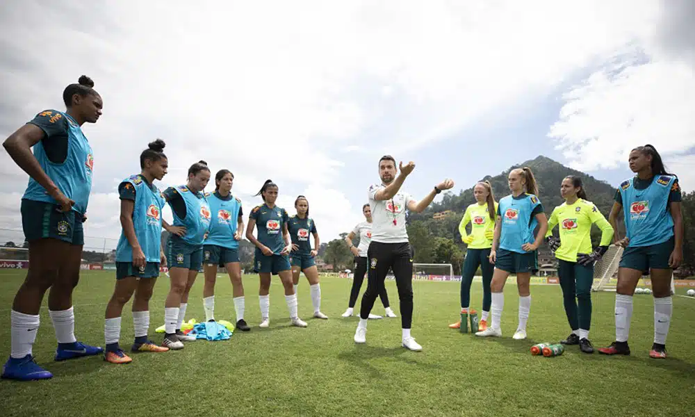 seleção feminina sub-20 futebol feminino treinos pinheiral