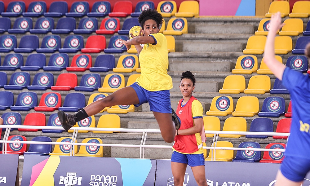 Luara Bastos handebol feminino Jogos Pan-Americanos Júnior Cáli-2021
