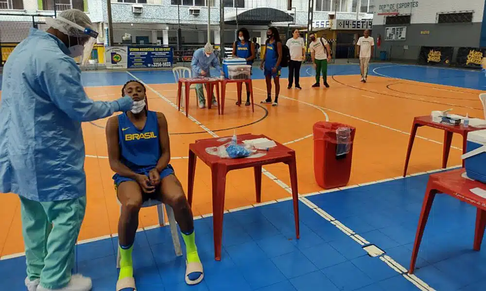 seleção brasileira basquete 3x3 feminino apresentação AmeriCup