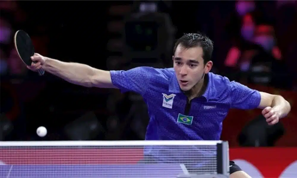 Hugo Calderano encara último desafio do ano no WTT Finals